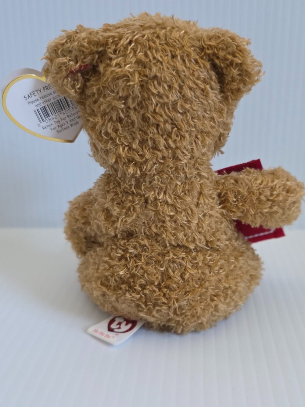 NWT Ty Beanie Babie Bear, Christmas Theme - Picture 4 of 5